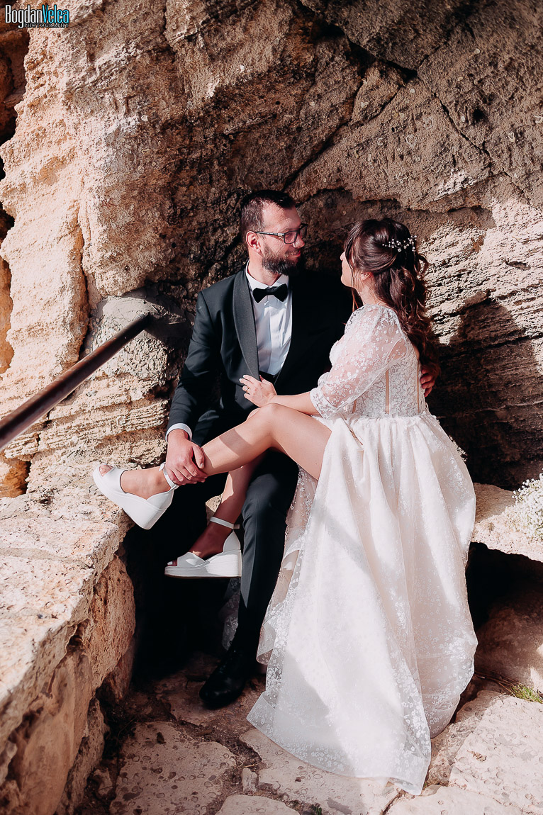 sedinta foto dupa nunta - trash the dress in Bulgaria