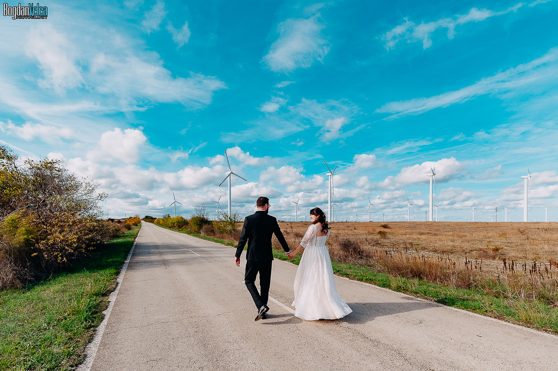sedinta foto dupa nunta - trash the dress in Bulgaria
