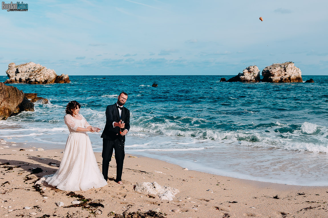 sedinta foto dupa nunta - trash the dress in Bulgaria