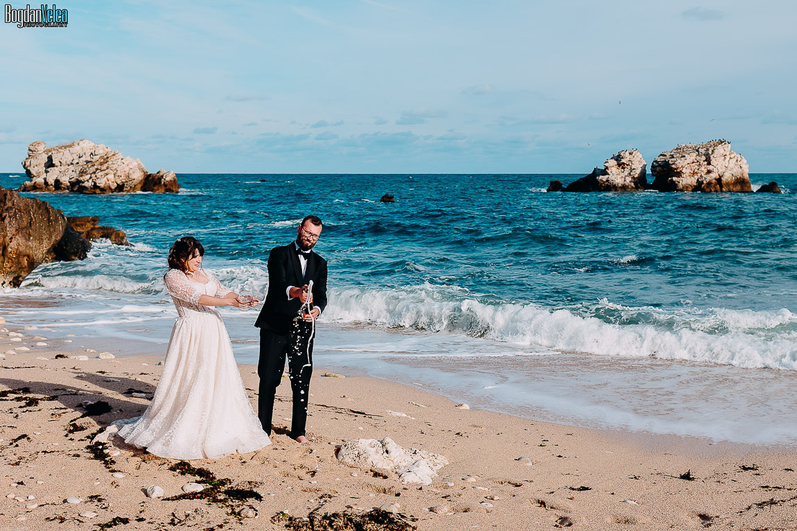 sedinta foto dupa nunta - trash the dress in Bulgaria