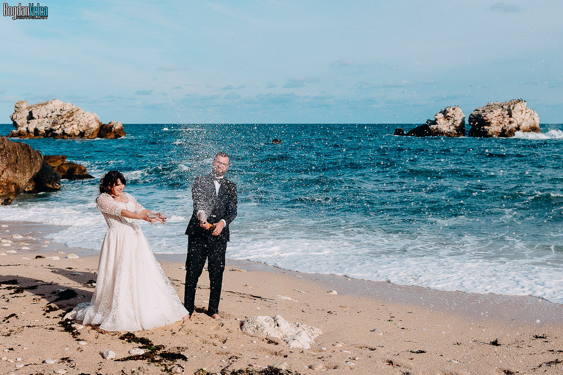 sedinta foto dupa nunta - trash the dress in Bulgaria