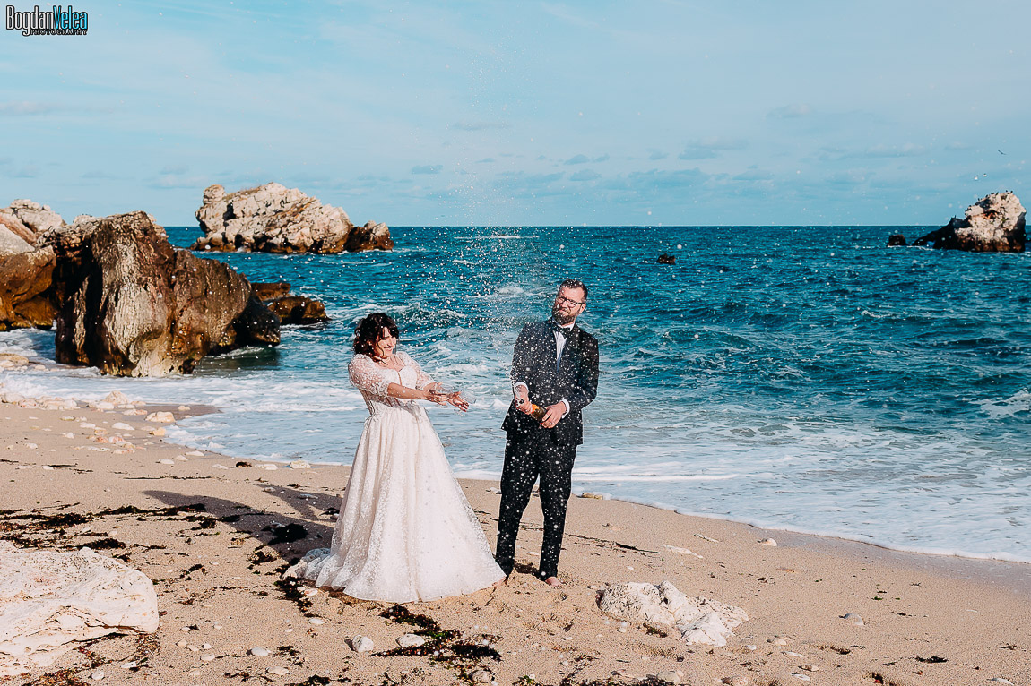 sedinta foto dupa nunta - trash the dress in Bulgaria