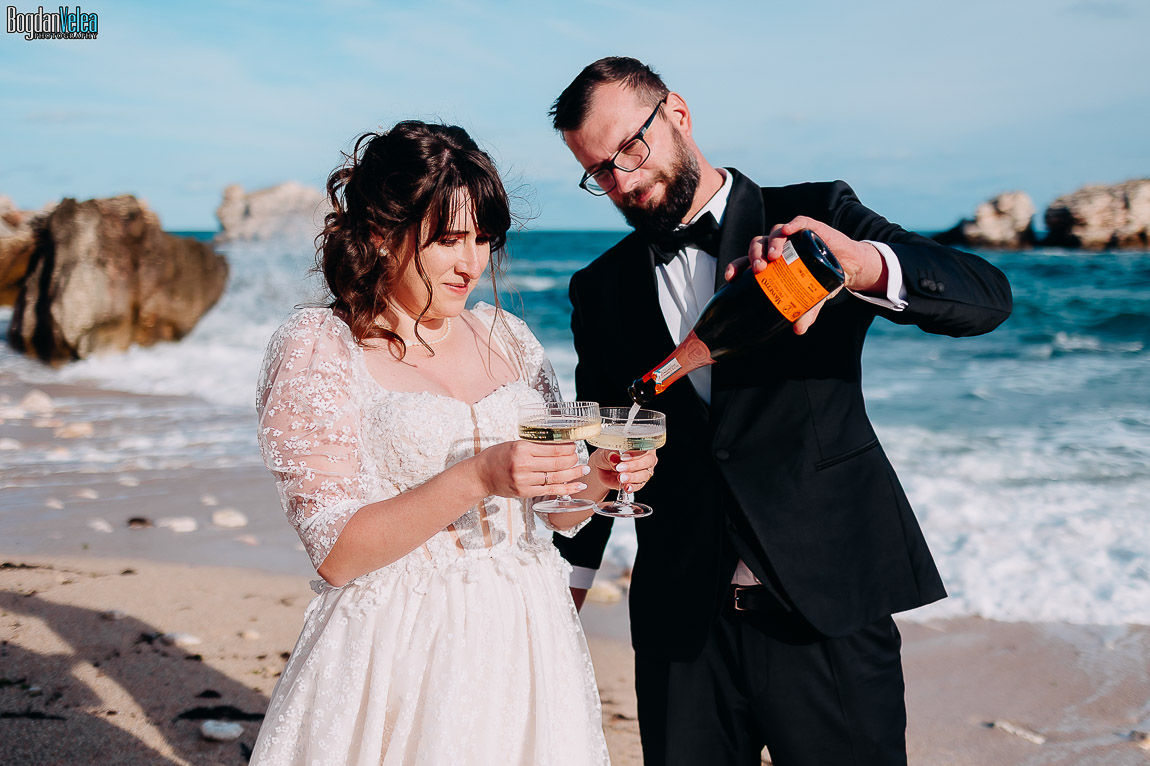 sedinta foto dupa nunta - trash the dress in Bulgaria