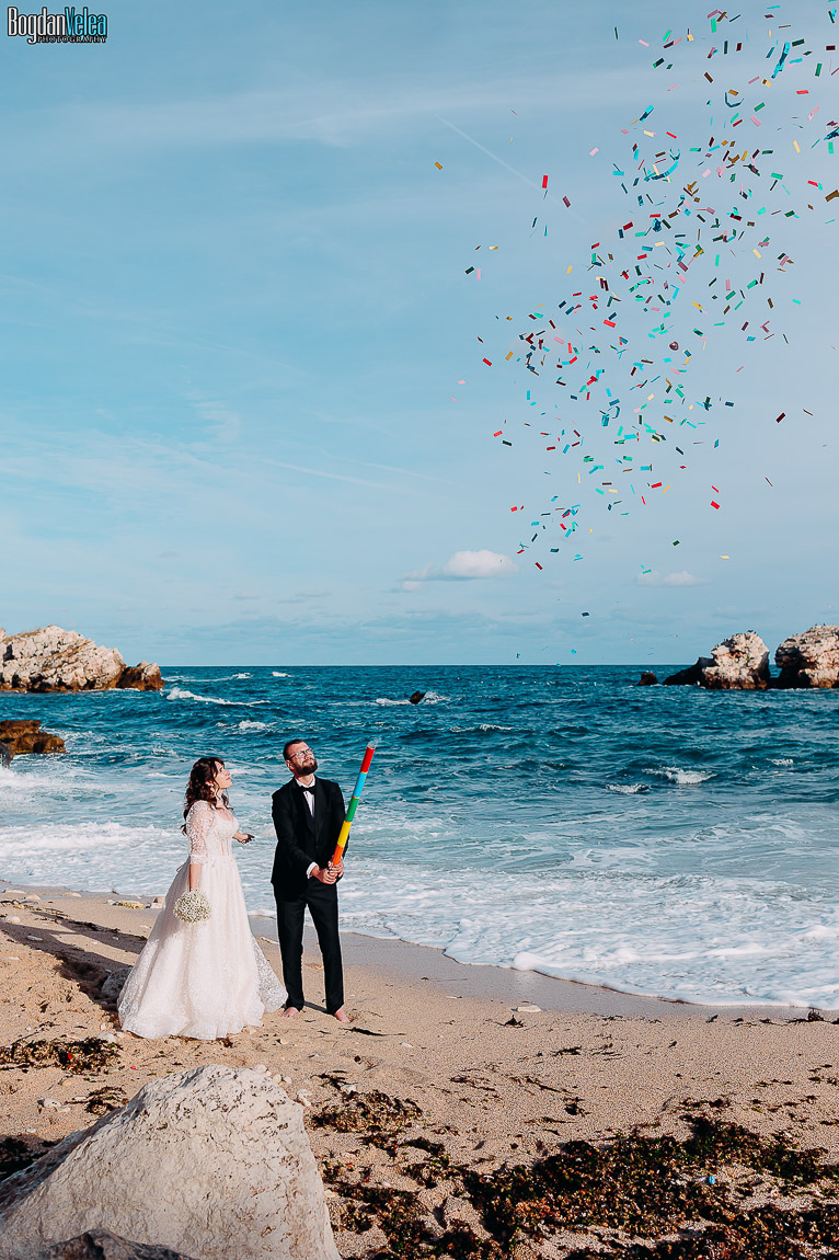 sedinta foto dupa nunta - trash the dress in Bulgaria