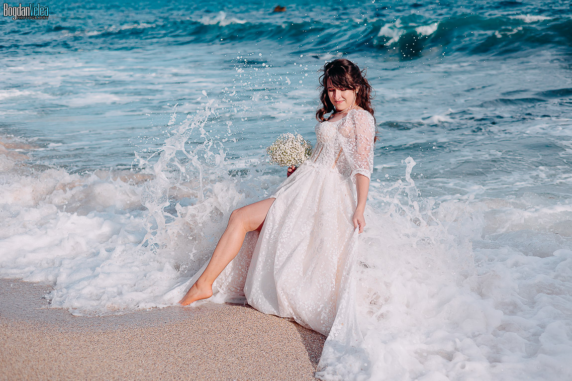 sedinta foto dupa nunta - trash the dress in Bulgaria