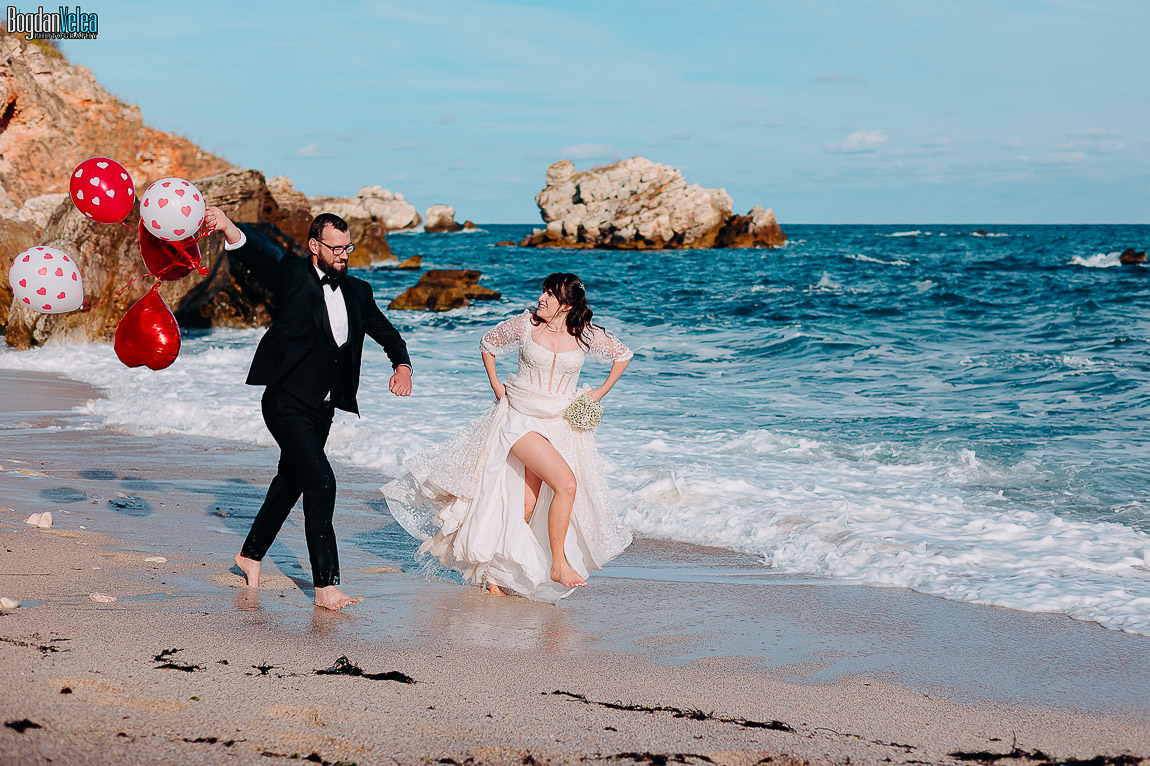 sedinta foto dupa nunta - trash the dress in Bulgaria