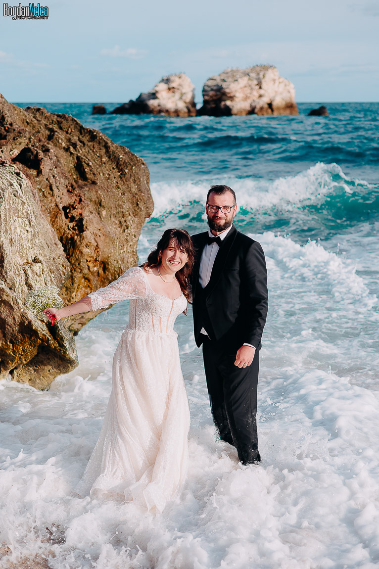 sedinta foto dupa nunta - trash the dress in Bulgaria