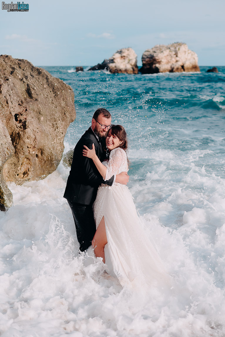 sedinta foto dupa nunta - trash the dress in Bulgaria