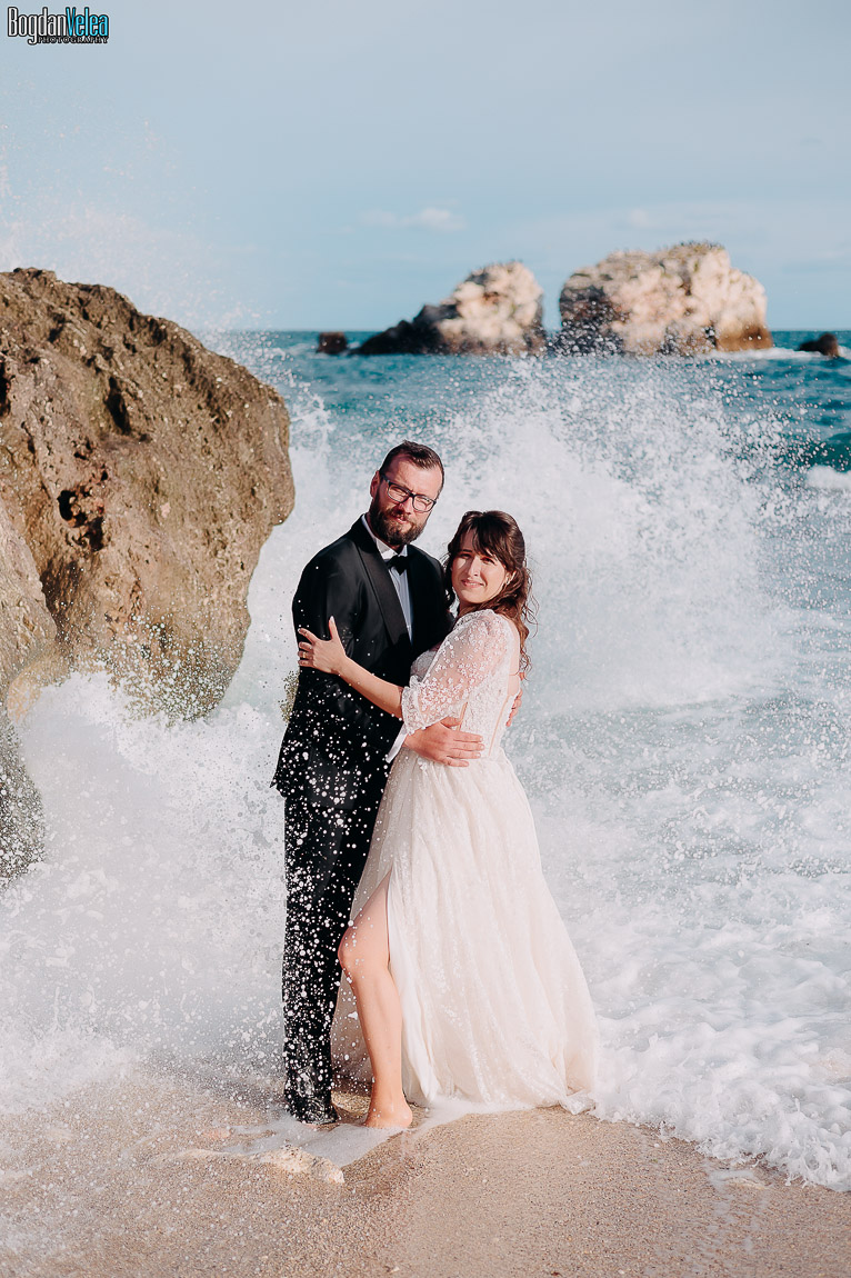 sedinta foto dupa nunta - trash the dress in Bulgaria