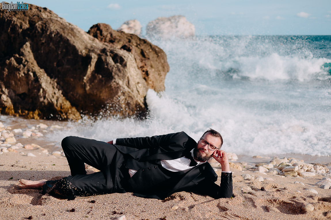 sedinta foto dupa nunta - trash the dress in Bulgaria