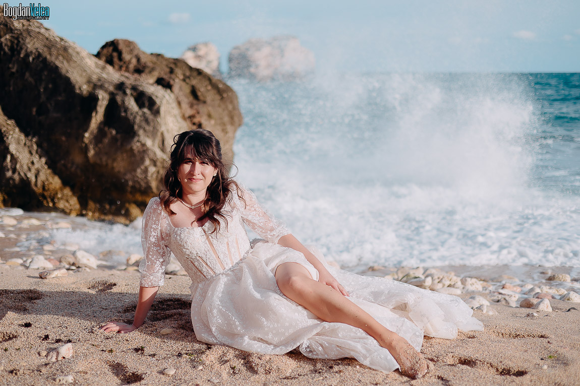 sedinta foto dupa nunta - trash the dress in Bulgaria