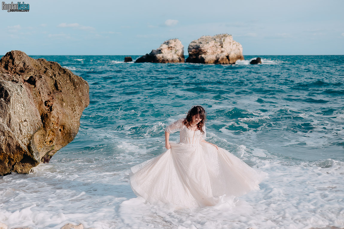 sedinta foto dupa nunta - trash the dress in Bulgaria
