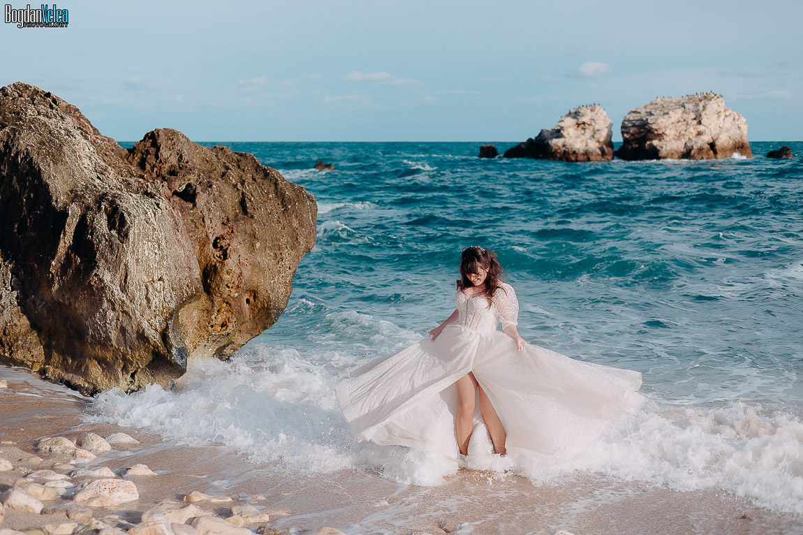 sedinta foto dupa nunta - trash the dress in Bulgaria