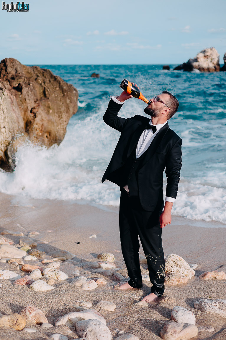 sedinta foto dupa nunta - trash the dress in Bulgaria