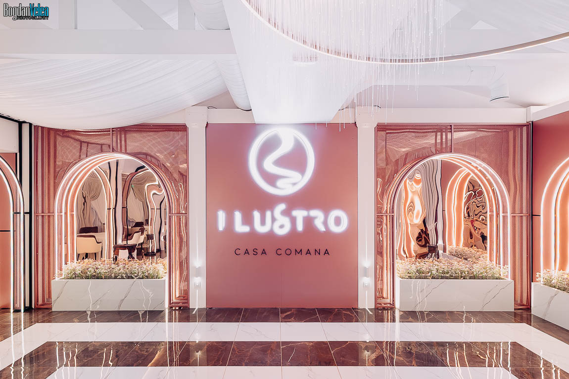 Design modern în interiorul salonului ILUSTRO Casa Comana