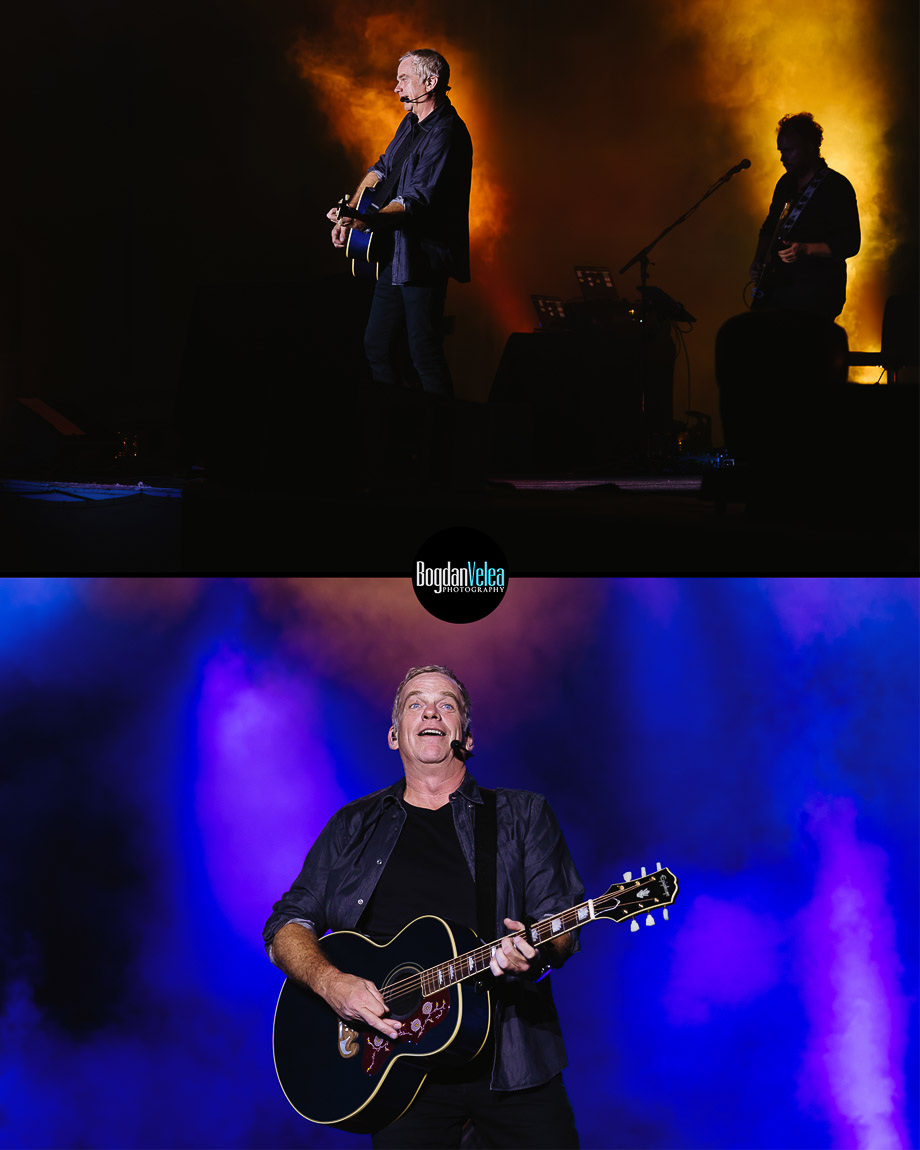 Fotografie de concert cu Garou la București