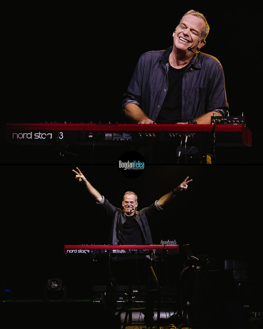 Garou în timpul spectacolului susținut la Arenele Romane