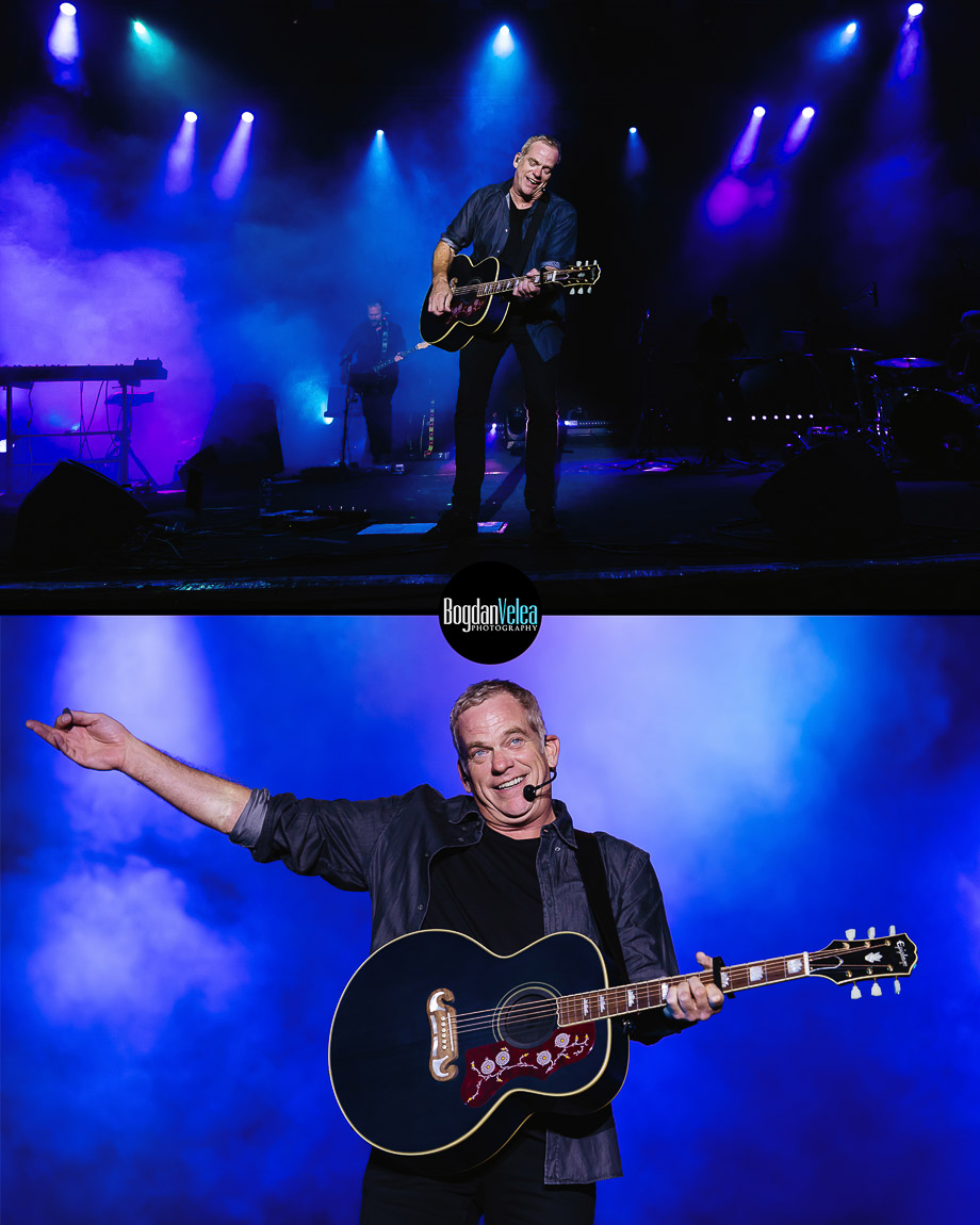 Moment din concertul Garou de la Arenele Romane